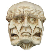 1707BA Resin Creepy Spooky Human Faces Statue Indoor Store Decorative People Sculpture For Home Wall  Halloween Decor Ornament